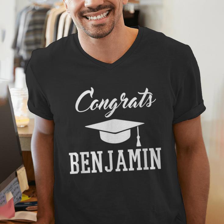 Congrats Benjamin College High School Graduation Men's V-Neck T-Shirt
