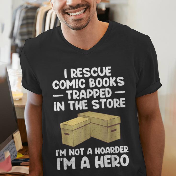 Cool Comic Book For Men Women Comic Book Collector Men's V-Neck T-Shirt
