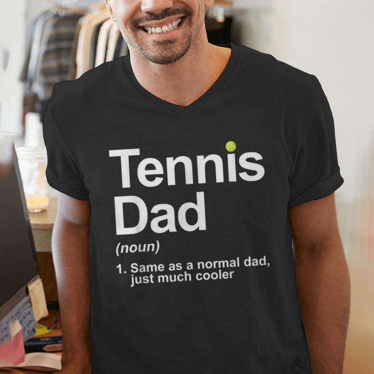 Cool Tennis Novelty For Men Dad Tennis Lover Tennis Player Men's V-Neck T-Shirt