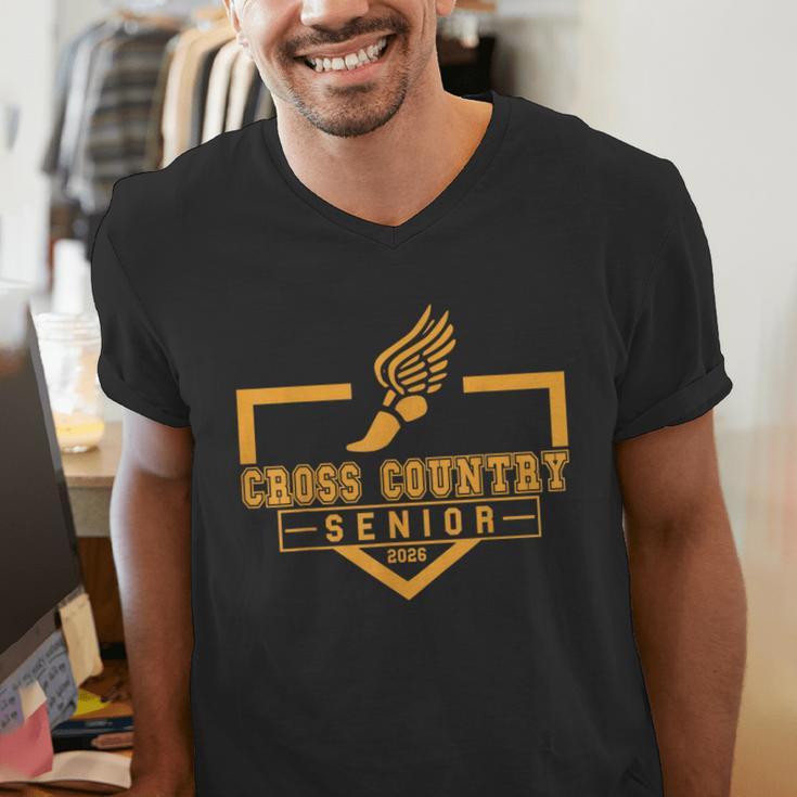 Cross Country Senior Night XC Senior 2026 Graduation 19 Men's V-Neck T-Shirt