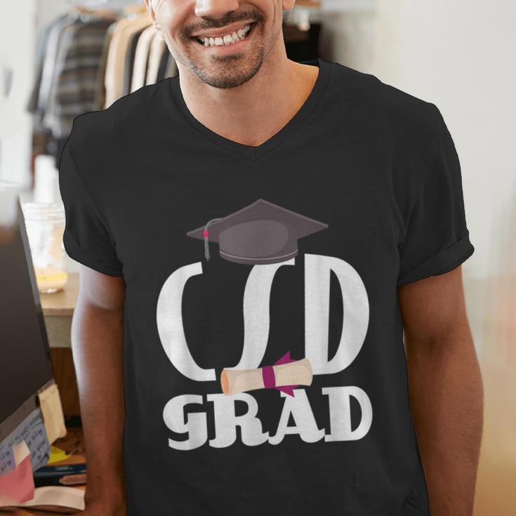 CSD Masters Graduation Men Women Son Daughter Men's V-Neck T-Shirt