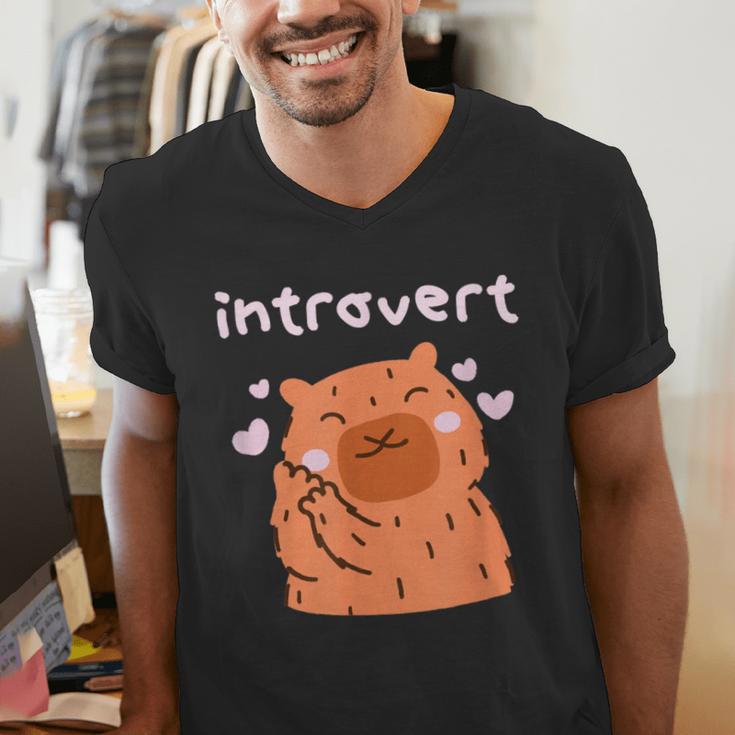 Cute Introvert Graphic Tee Men's V-Neck T-Shirt Cute Introvert Graphic Tee Men's V-Neck T-Shirt