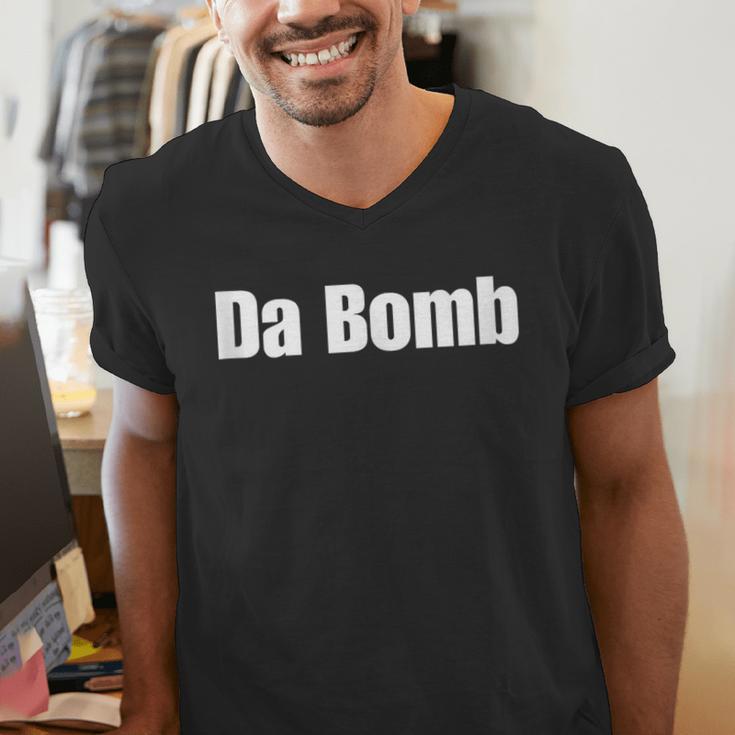 Da Bomb 90s Nostalgia Quote Men's V-Neck T-Shirt