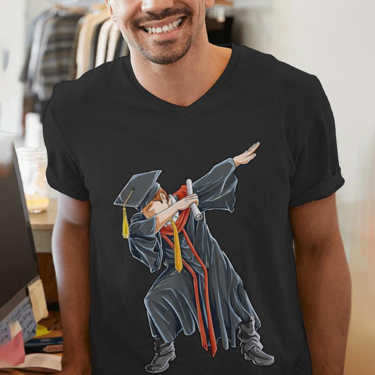 Dabbing Graduation Class Of 2020 Men Boys Kids Graduates Men's V-Neck T-Shirt