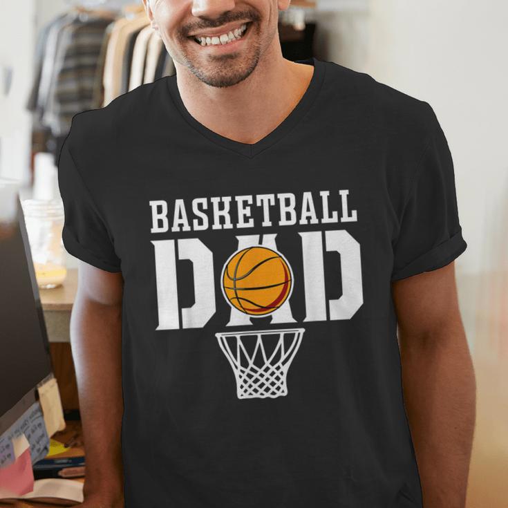 Dad Basketball Apparel Basketball Dad Men's V-Neck T-Shirt