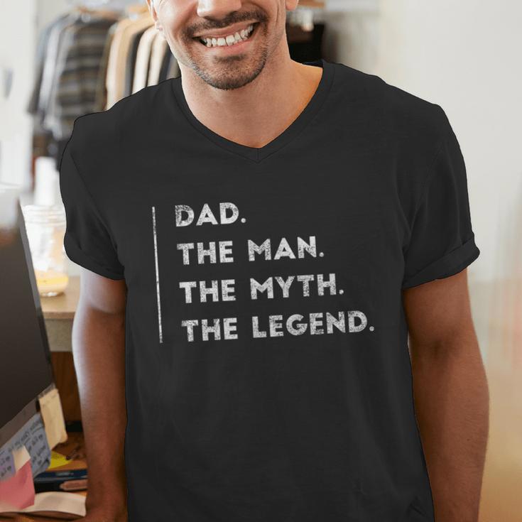 For Dad Birthday From Son Daughter Cool Small Men's V-Neck T-Shirt