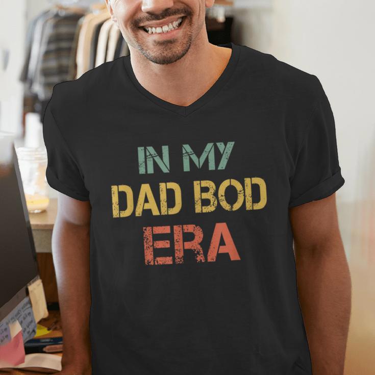 In My Dad BOD Era Dad BOD Retro Vintage Father's Day Men's V-Neck T-Shirt In My Dad BOD Era Dad BOD Retro Vintage Father's Day Men's V-Neck T-Shirt
