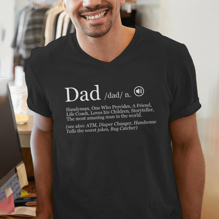 Dad Definition Men's V-Neck T-Shirt Dad Definition Men's V-Neck T-Shirt