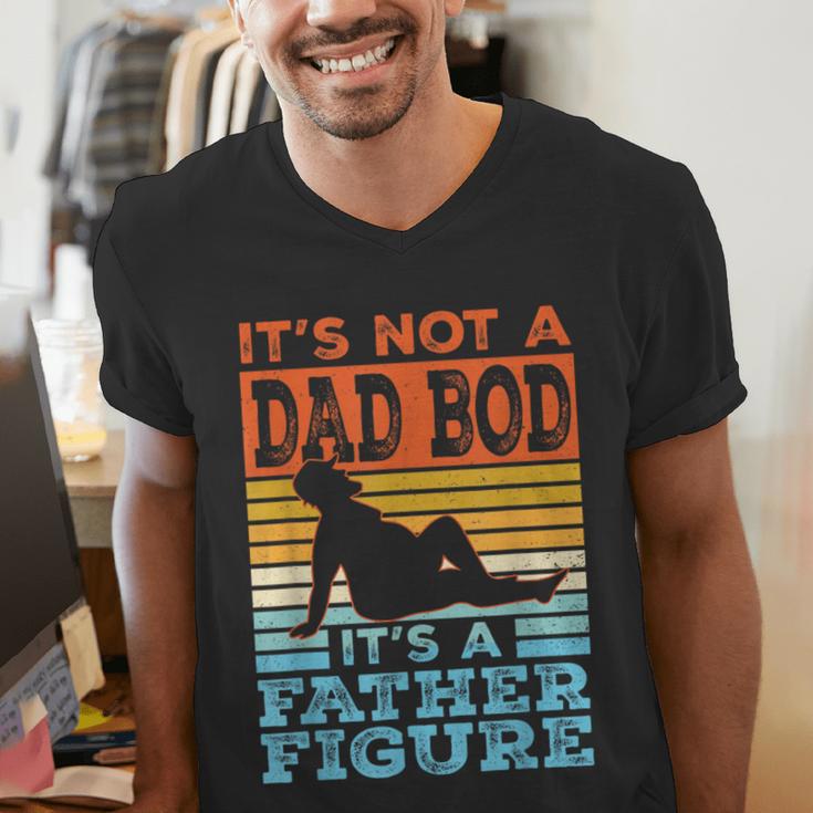 Dad Its Not A Dad BOD Its A Father Figure Graphic Men's V-Neck T-Shirt
