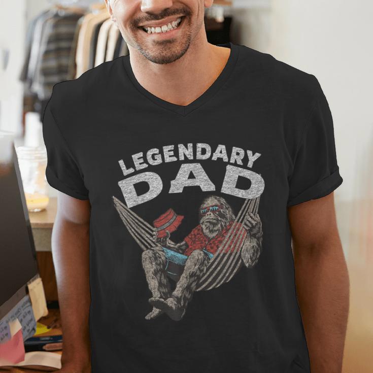 Dad Legendary Saying Men's V-Neck T-Shirt