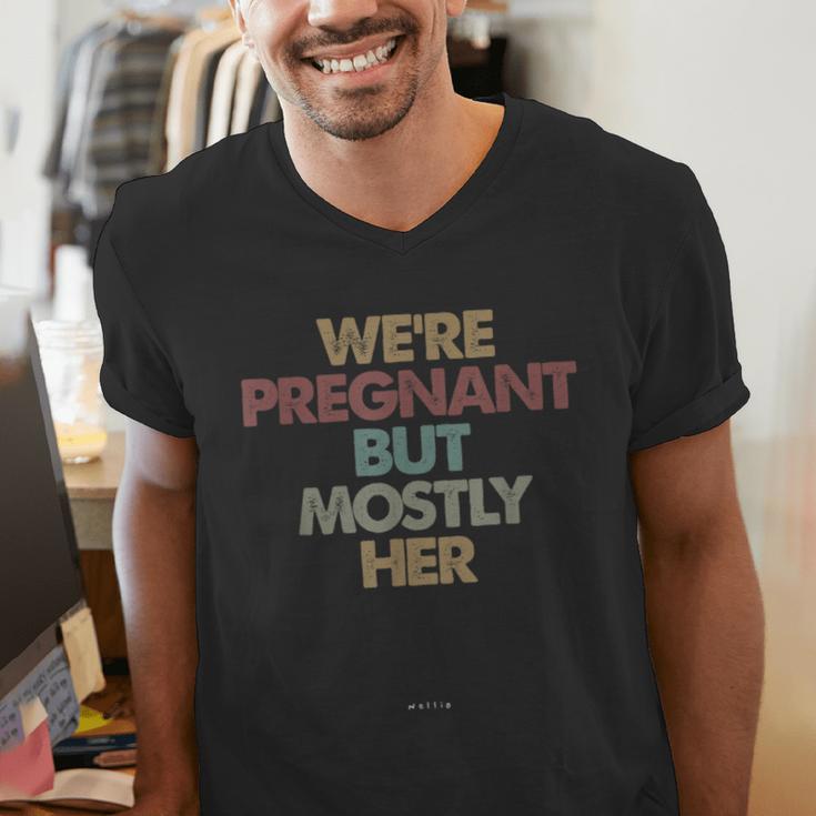 Dad To Be For Soon To Be Dad For New Dad Father Men's V-Neck T-Shirt