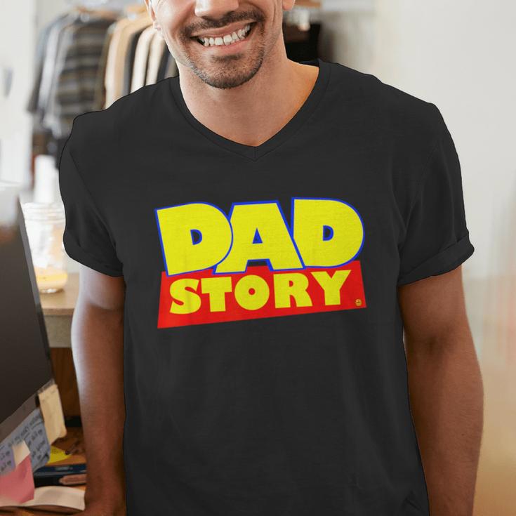 Dad Story Men's V-Neck T-Shirt
