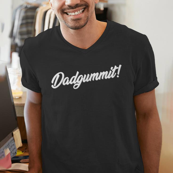 DadgummitShirt Southern Saying Quote Men's V-Neck T-Shirt DadgummitShirt Southern Saying Quote Men's V-Neck T-Shirt