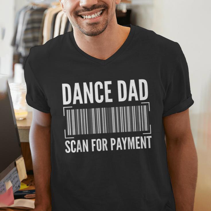 Dance Dad Art For Men Father Dancing Competition Dance Dad Men's V-Neck T-Shirt