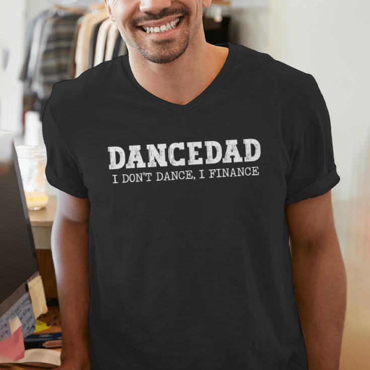 Dance Dad I Don't Dance I Finance Dancing Daddy Men's V-Neck T-Shirt