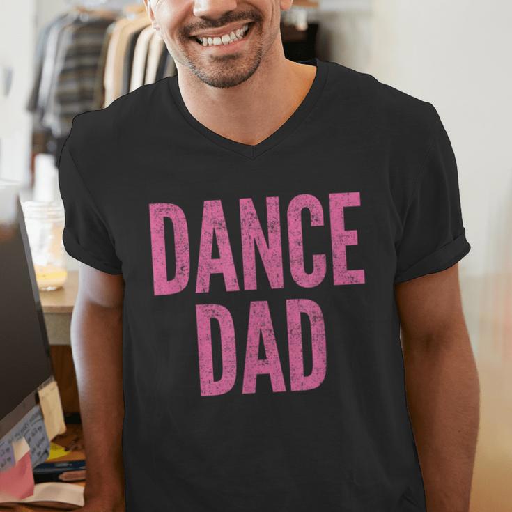 Dance Dad Pink Matching Parents Men's V-Neck T-Shirt