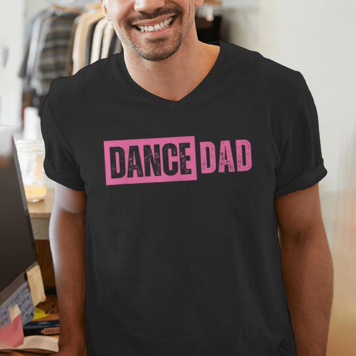 Dance Dad Pink Men's V-Neck T-Shirt Dance Dad Pink Men's V-Neck T-Shirt