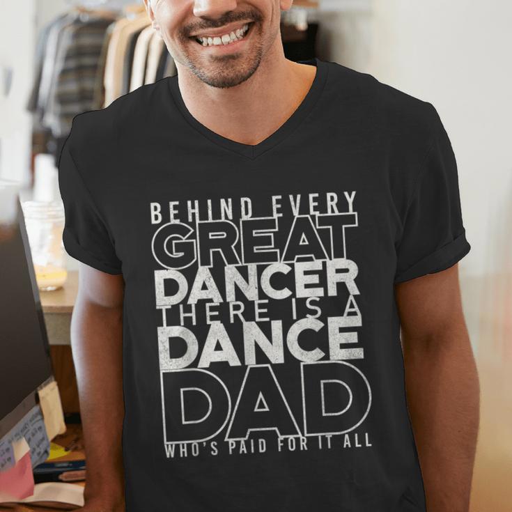 Dance Dad Shirt Proud Dancer Dancing Proud Father Men Men's V-Neck T-Shirt