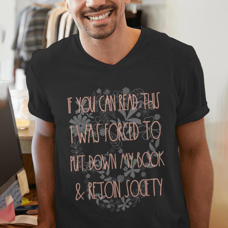 Dark Romance Put Down My Book Spicy Bookish Merch Romantasy Men's V-Neck T-Shirt Dark Romance Put Down My Book Spicy Bookish Merch Romantasy Men's V-Neck T-Shirt