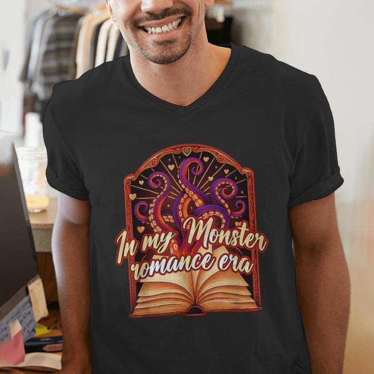 Dark Romance Smut Reader Spicy Book In My Monster Romance Men's V-Neck T-Shirt