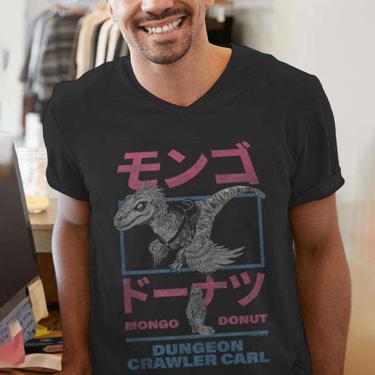 DCC Mongo And Donut Face-Off With Kanji Gamer Series Book Men's V-Neck T-Shirt