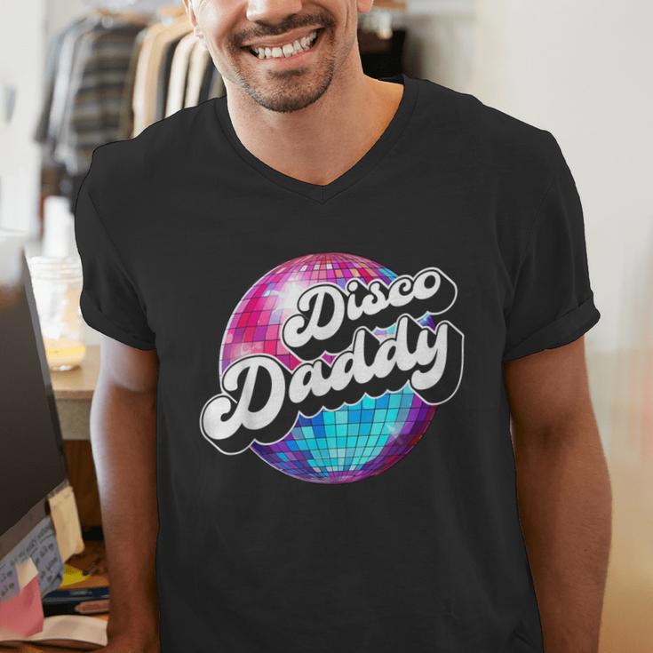 Disco Daddy 60's 70s Disco Dad Men's V-Neck T-Shirt