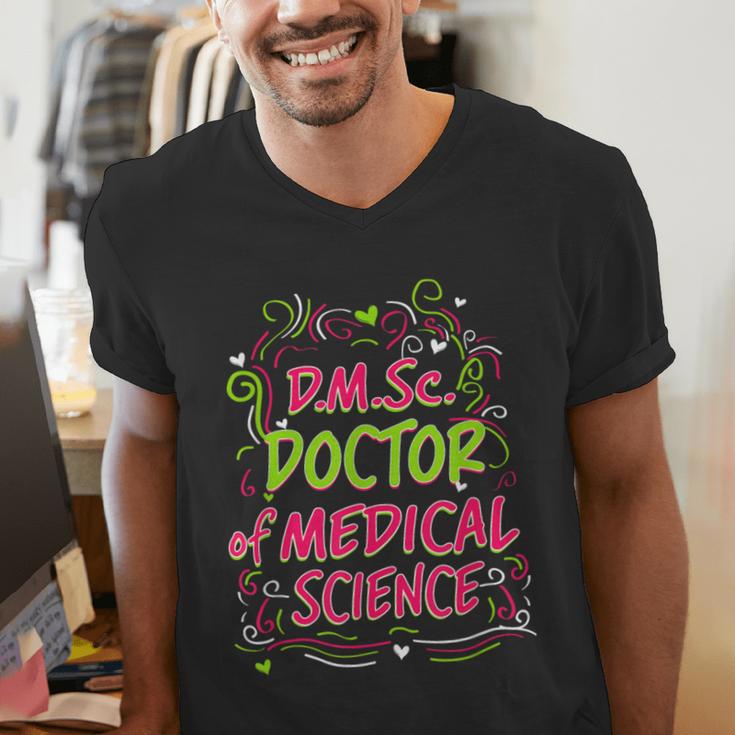 DMSc Doctor Of Medical Science Doctorate Graduation Men's V-Neck T-Shirt