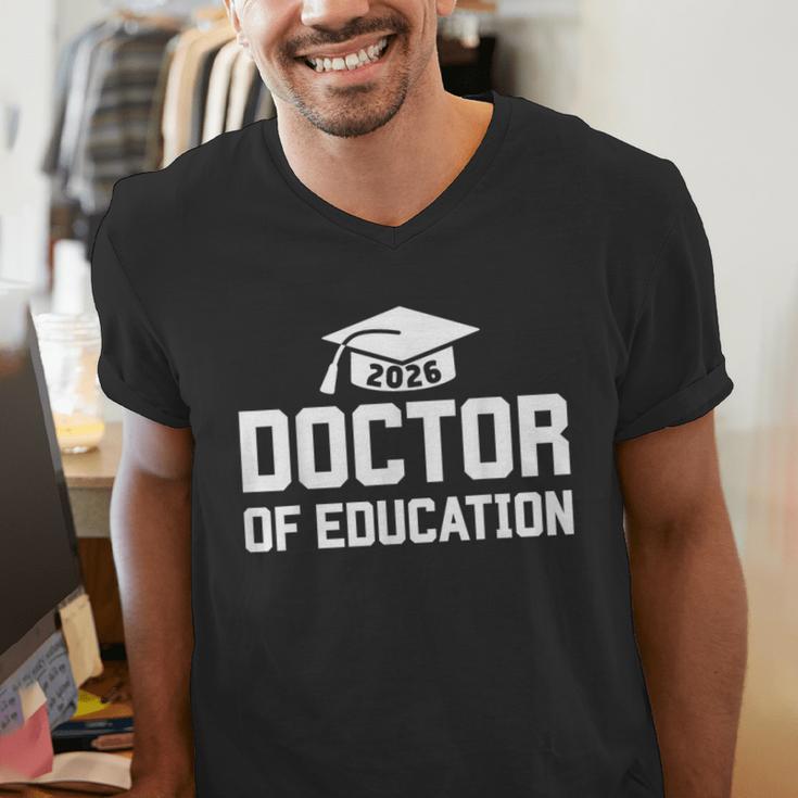 Doctor Of Education 2026 EDD Doctoral Degree Graduation Men's V-Neck T-Shirt