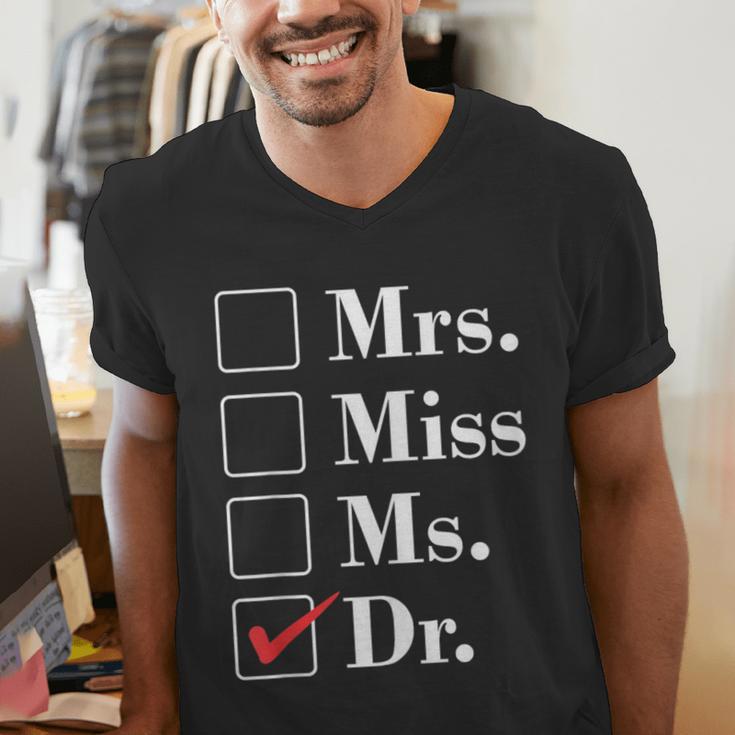 Doctor Graduation Honorific Titles List Men's V-Neck T-Shirt