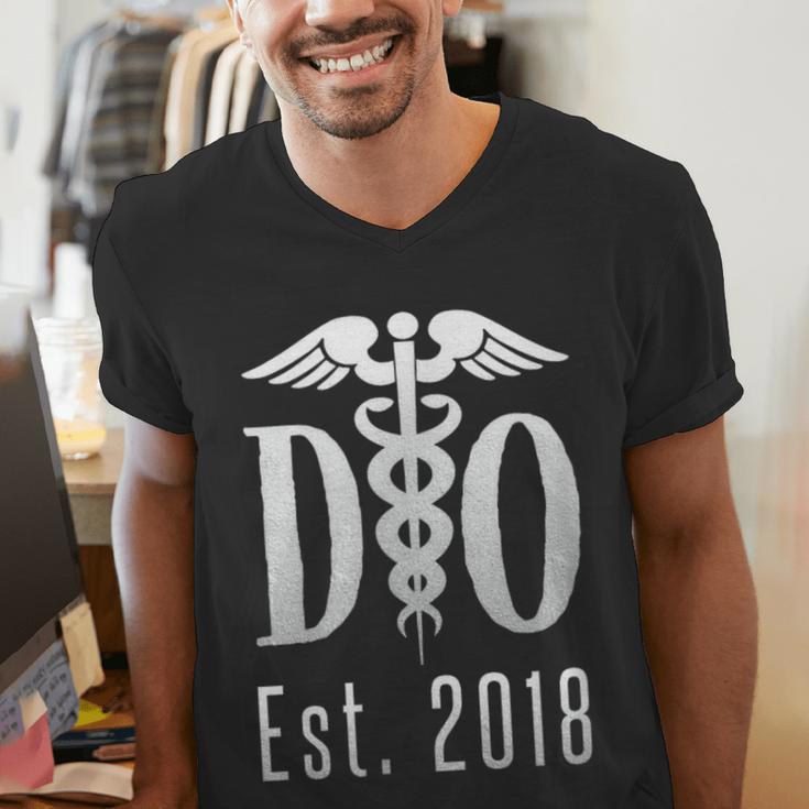 Doctor Graduation Shirt Tshirt Tee For Medical Students DO Men's V-Neck T-Shirt