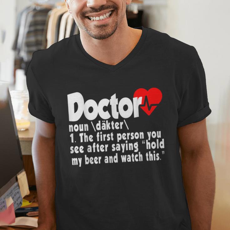 Doctor For Medical Med Student Graduation Men's V-Neck T-Shirt