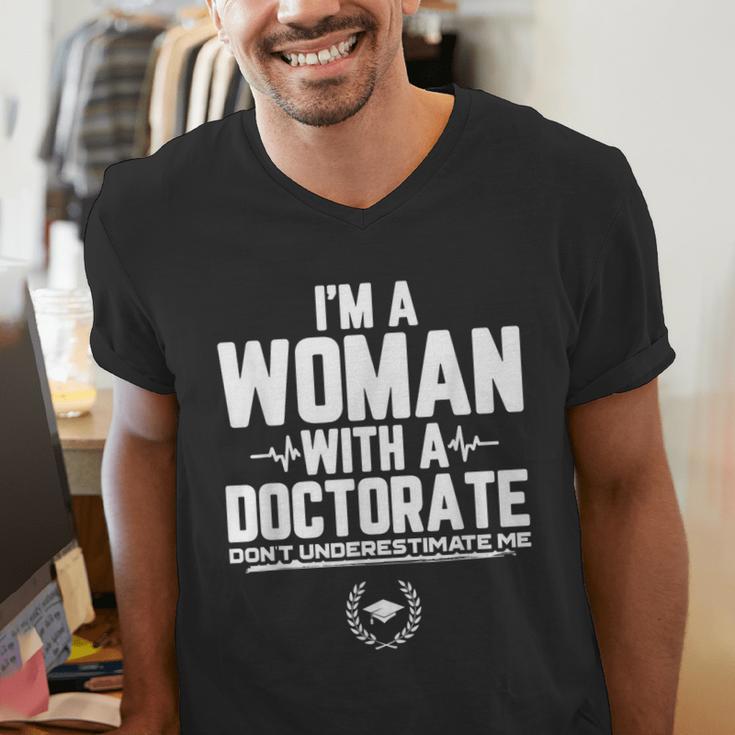 Doctorate Graduation For Doctorate Of Education Men's V-Neck T-Shirt