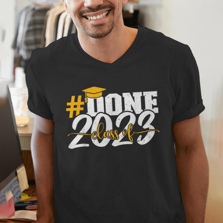Done Class Of 2023 Graduation For Her Him Grad Seniors 2023 Men's V-Neck T-Shirt
