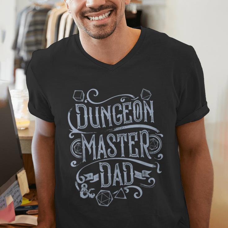 Dungeons & Dragons Father's Day Dungeon Master Dad Men's V-Neck T-Shirt Dungeons & Dragons Father's Day Dungeon Master Dad Men's V-Neck T-Shirt