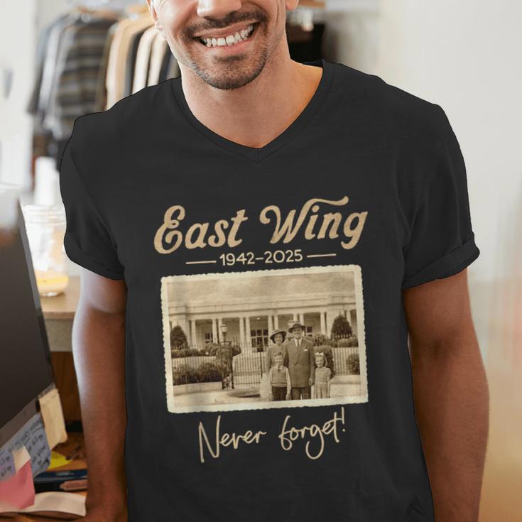 East Wing Never Forget American Vintage Nostalgia Men's V-Neck T-Shirt