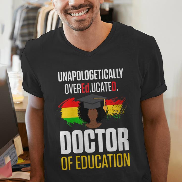EdD Doctor Of Education Educated Doctorate Graduation Men's V-Neck T-Shirt