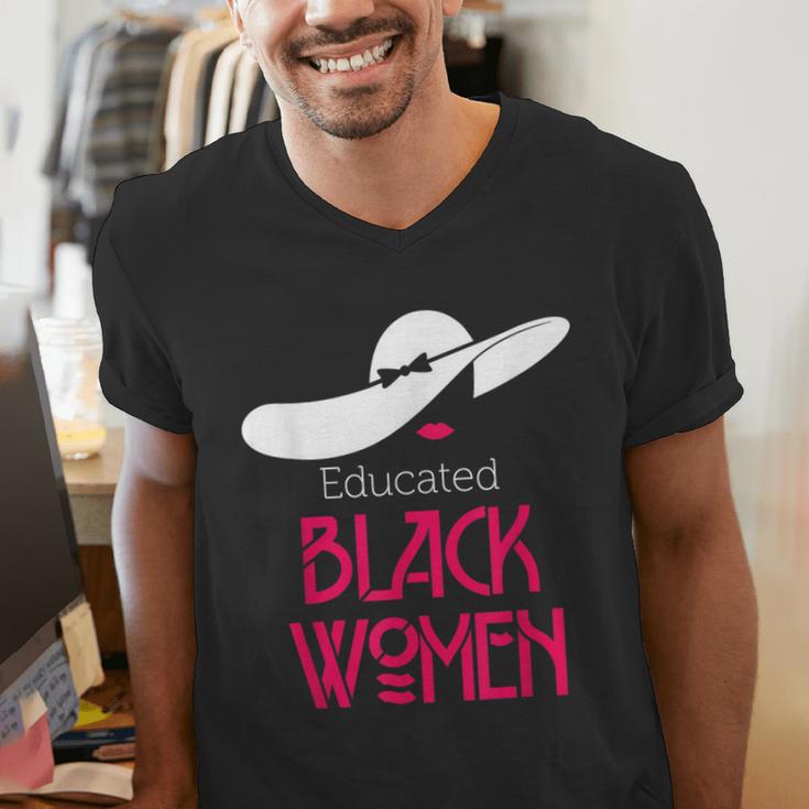 Educated Women Graduation Shirt Men's V-Neck T-Shirt