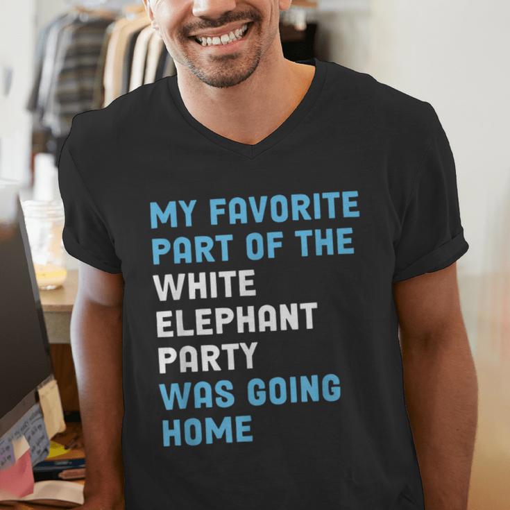 Elephant Party For Introvert Going Men's V-Neck T-Shirt