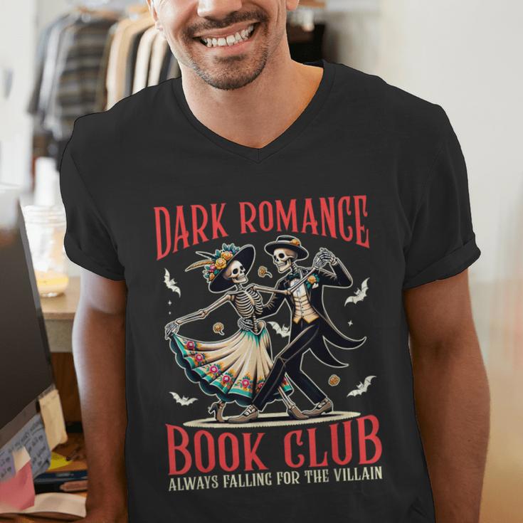 Enemies To Lovers Villain Reading Dark Romance Book Club Men's V-Neck T-Shirt