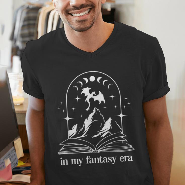 In My Fantasy Era ShirtSmutty Book Dragon In My Fantasy Era Men's V-Neck T-Shirt In My Fantasy Era ShirtSmutty Book Dragon In My Fantasy Era Men's V-Neck T-Shirt