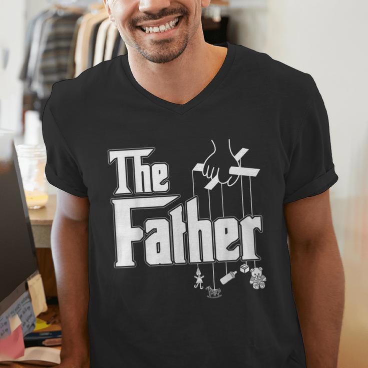 The Father New Daddy Expecting Baby T-Shirt Men's V-Neck T-Shirt