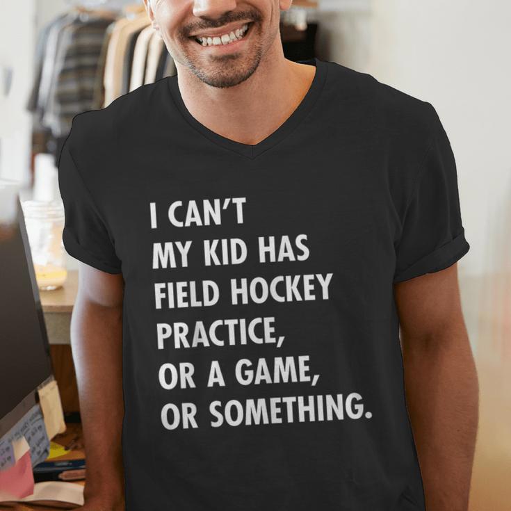 Field Hockey Mom And Dad Practice Game Men's V-Neck T-Shirt
