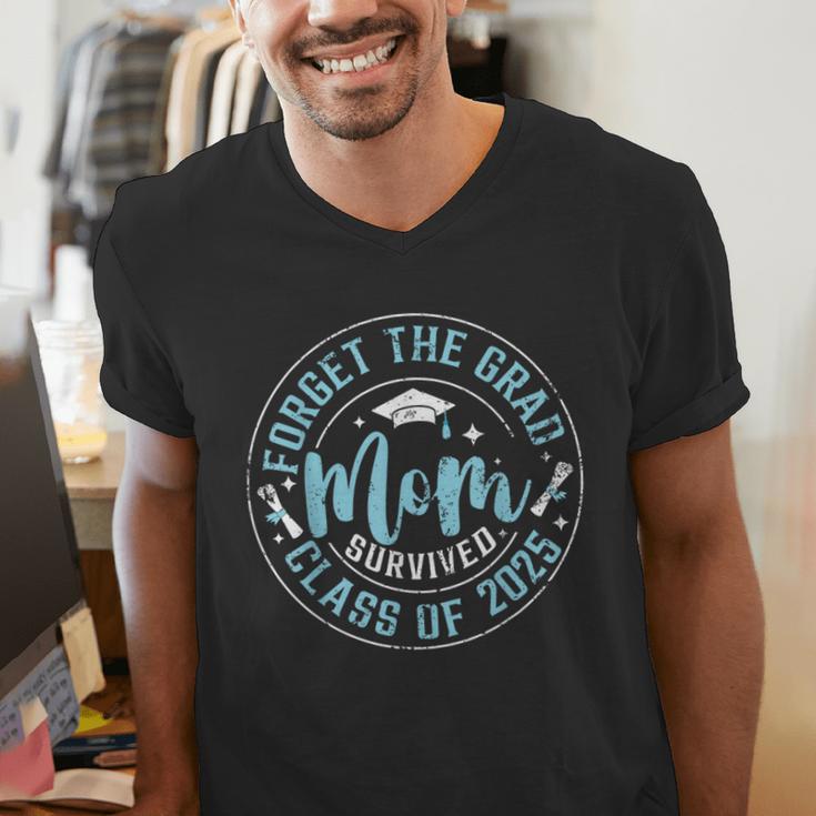 Forget The Grad Mom Survived Class Of 2025 Graduation Men's V-Neck T-Shirt