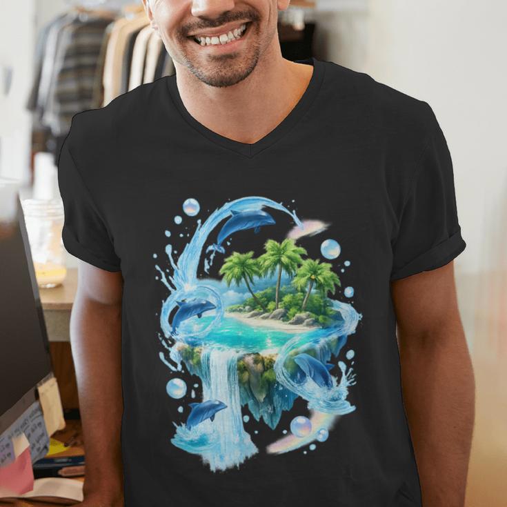 Frutiger Aero Men's V-Neck T-Shirt Frutiger Aero Men's V-Neck T-Shirt