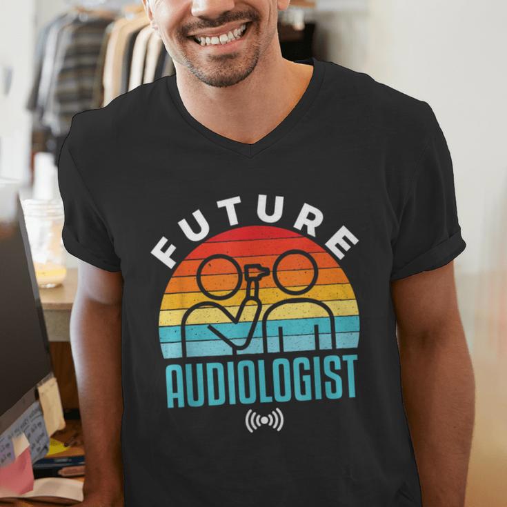 Future Audiologist Cool Audiology Student Graduation Men's V-Neck T-Shirt