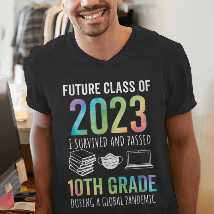 Future Class Of 2023 10th Grade Graduation 2021 Men's V-Neck T-Shirt