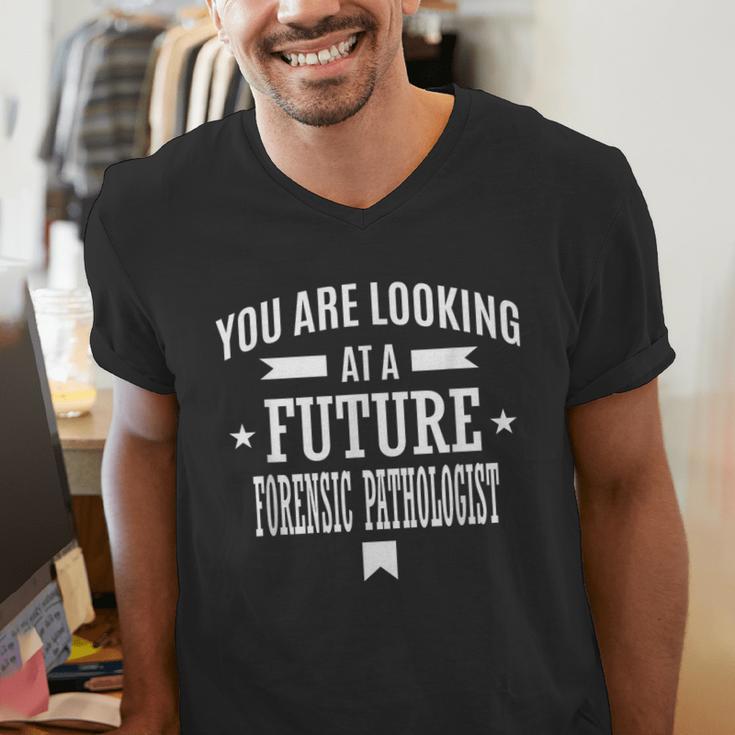 Future Forensic Pathologist Graduation Men's V-Neck T-Shirt