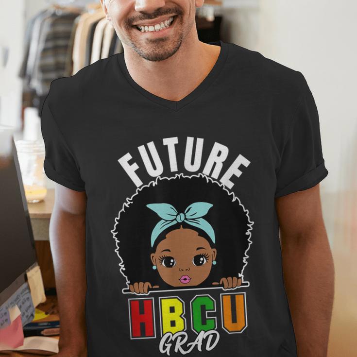 Future HBCU Grad Girl Graduation Historically College Men's V-Neck T-Shirt