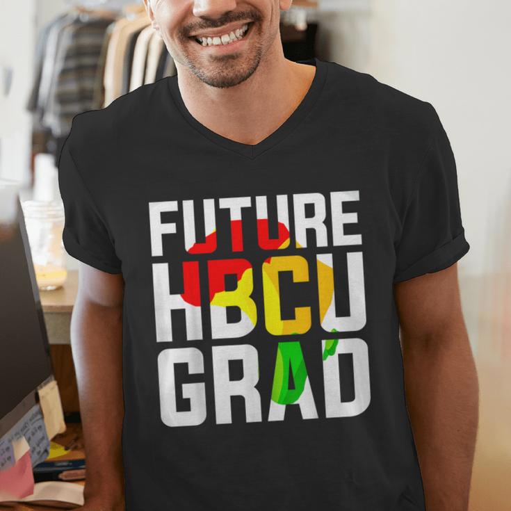 Future HBCU Graduate Afro Girls College Graduation Men's V-Neck T-Shirt
