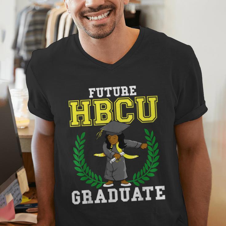 Future HBCU Graduation Shirt College Flossing Girl Tee Men's V-Neck T-Shirt